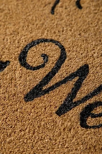 Soaking Wet Scalloped Coir Doormat