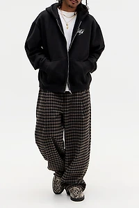 iets frans... Embroidered Logo Zip-Up Hoodie Sweatshirt