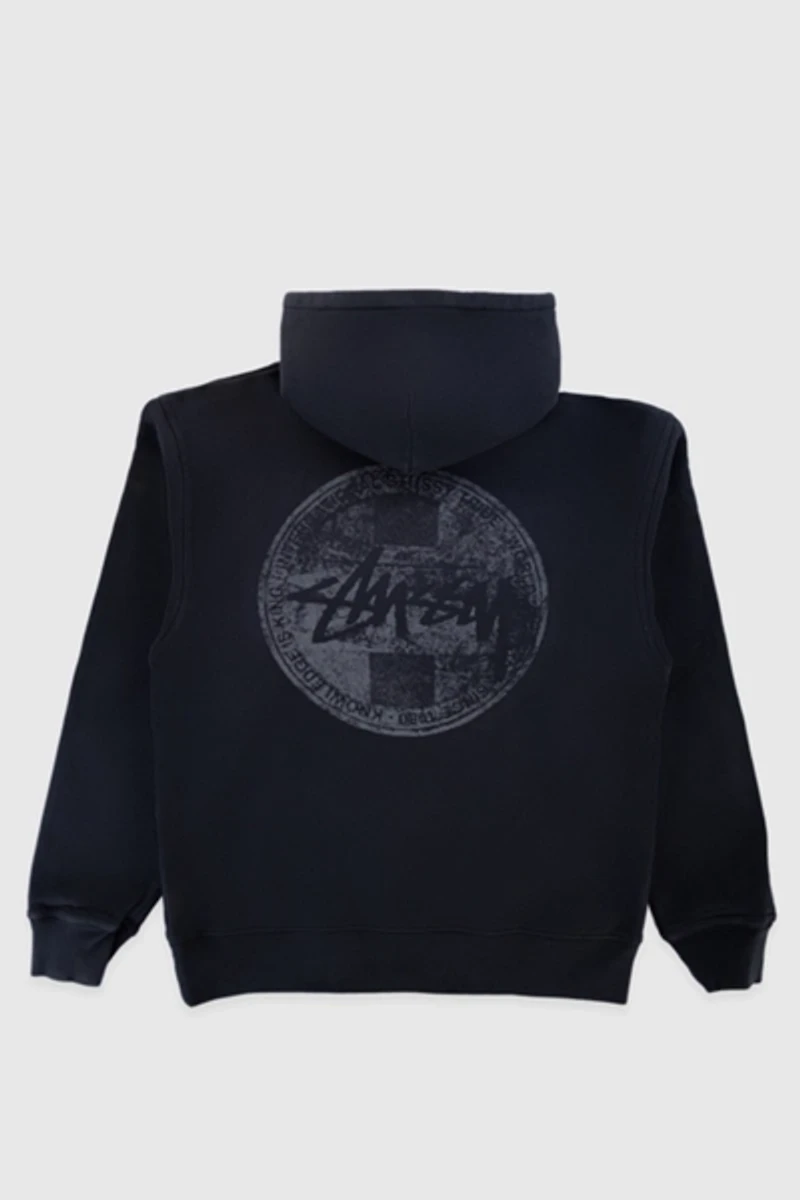 Stussy Dot Stamp Pigment Dyed Hoodie