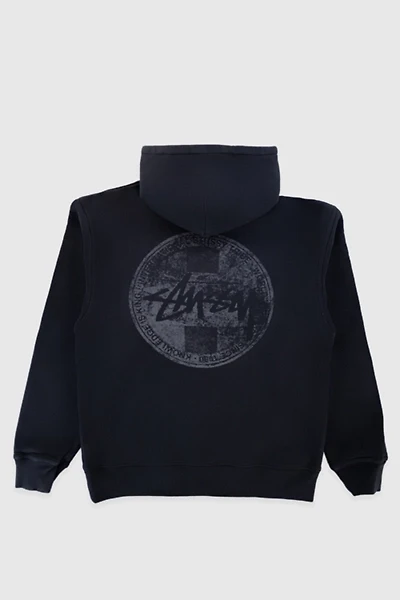 Stussy Dot Stamp Pigment Dyed Hoodie