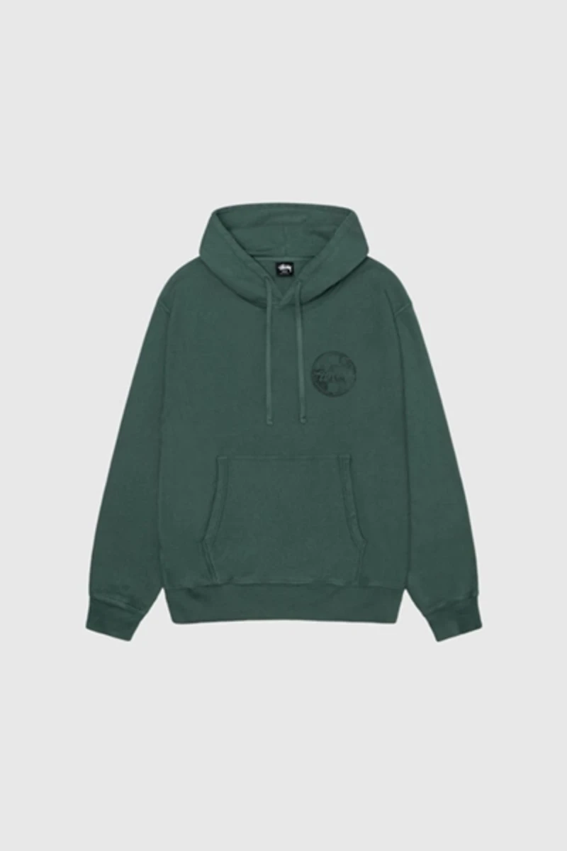 Stussy Dot Stamp Pigment Dyed Hoodie