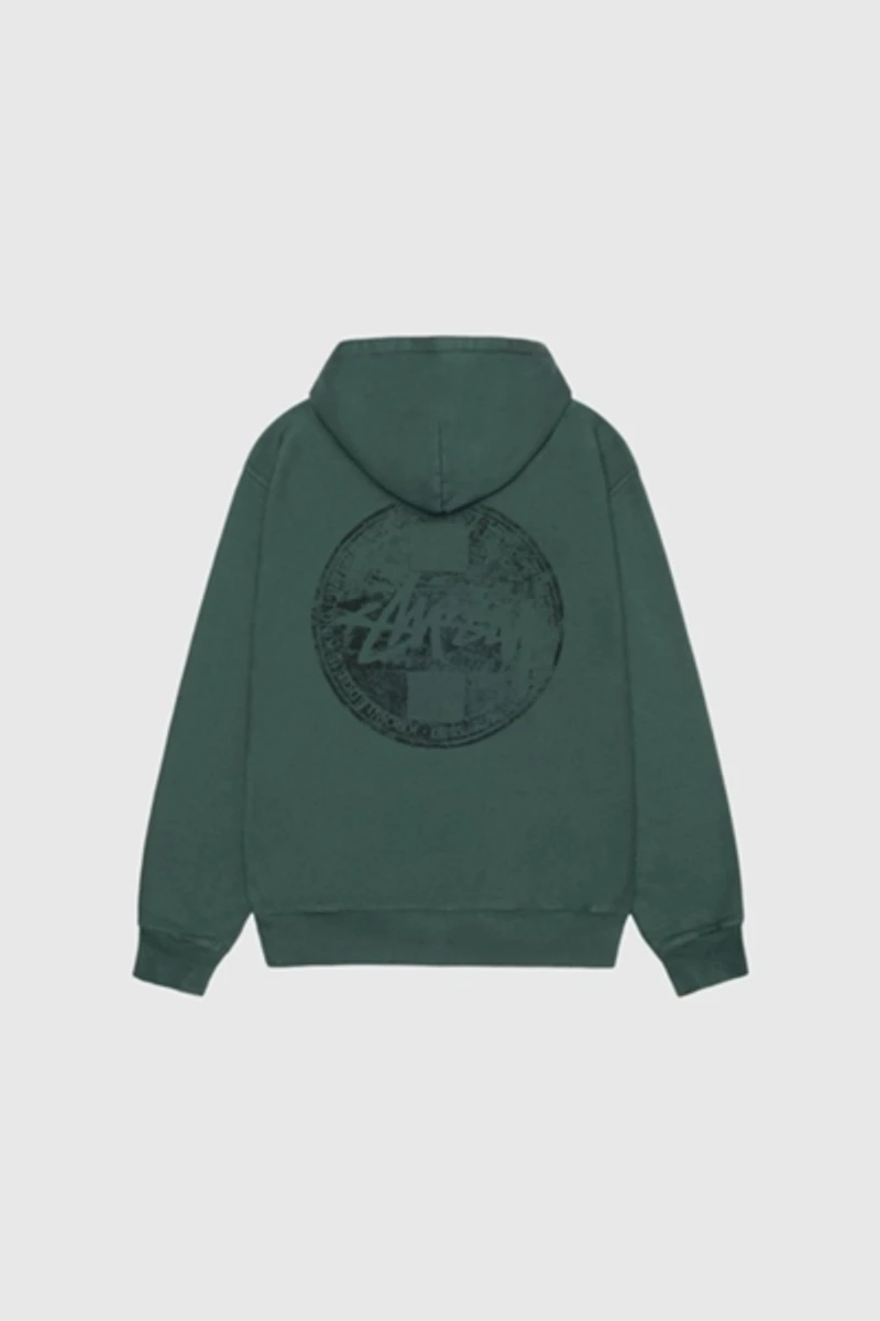 Stussy Dot Stamp Pigment Dyed Hoodie