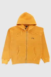 Stussy Smooth Stock Pigment Dyed Zip Hoodie