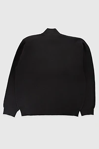 Stussy Half Zip Mock Neck Sweater