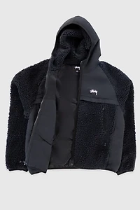 Stussy Sherpa Paneled Hooded Jacket
