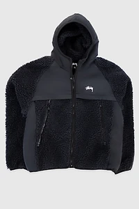 Stussy Sherpa Paneled Hooded Jacket