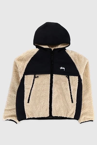 Stussy Sherpa Paneled Hooded Jacket