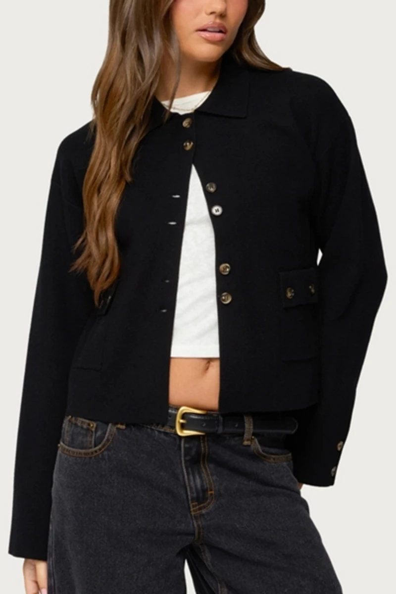 Edikted Lorne Knit Jacket