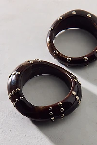 Kate Studded Bangle Bracelet Set