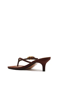 Schutz Nubuck Miriam Thong Heel