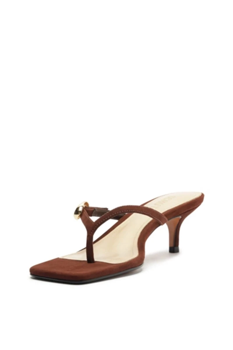 Schutz Nubuck Miriam Thong Heel