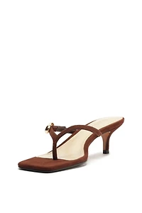 Schutz Nubuck Miriam Thong Heel