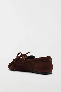 Schutz Kim Suede Moccasin