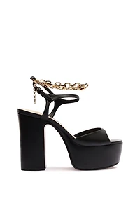 Schutz Lys Chain Platform Heel
