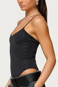 Edikted Georgey Rhinestone Bodysuit