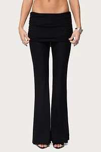 Edikted Halli Fold Over Mini Skirt Pants