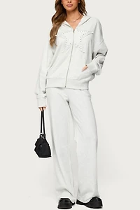 Edikted Briela Star Studded Sweatpants