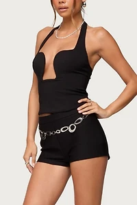 Edikted Lavilla High Rise Micro Shorts