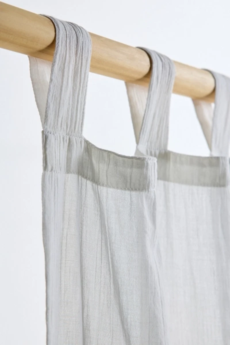 Hidden Icons Crinkled Gauze Window Panel
