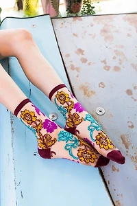 Sock Candy Gem Garden Sheer Sock