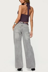 Edikted Prima Twisted Split Front Halter Top