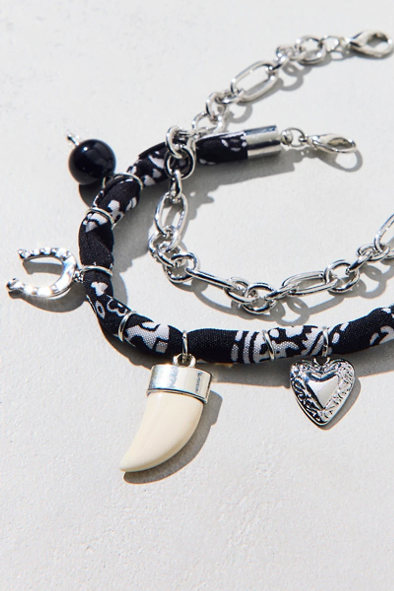 Jupiter Bandana Charm Bracelet Set