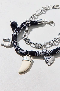 Jupiter Bandana Charm Bracelet Set