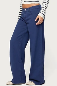 Edikted Daytime Low Rise Baggy Jeans