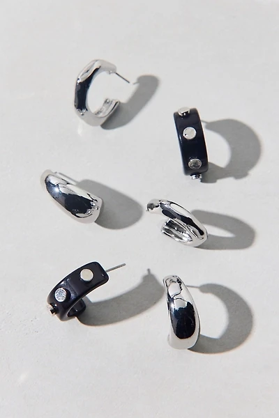 Studded Hoop Earring Set