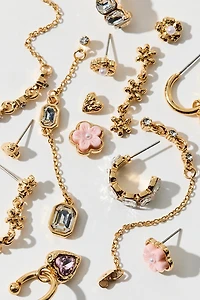 Floral Gem Multi-Pack Earring Set