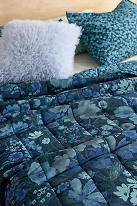 Marti Floral Reversible Lightweight Cotton Quilt