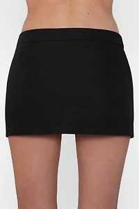 LEAU Classic Column Micro Mini Skirt