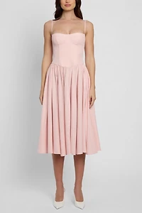 LEAU Ballerina Bustier Midi Dress