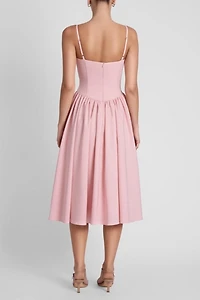 LEAU Ballerina Bustier Midi Dress