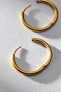 Waterproof Hinged Hoop Earring