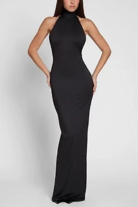 LEAU Alaia Drape Maxi Dress