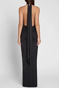 LEAU Alaia Drape Maxi Dress