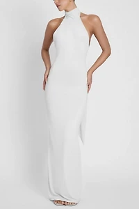 LEAU Alaia Drape Maxi Dress