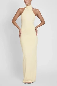 LEAU Alaia Drape Maxi Dress
