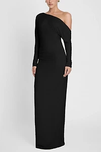 LEAU Sola Slouchy Jersey Maxi Dress