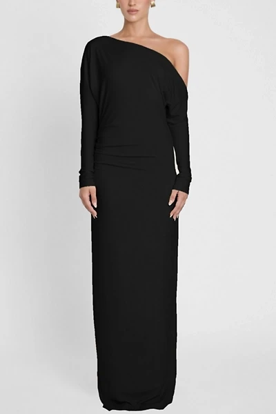 LEAU Sola Slouchy Jersey Maxi Dress