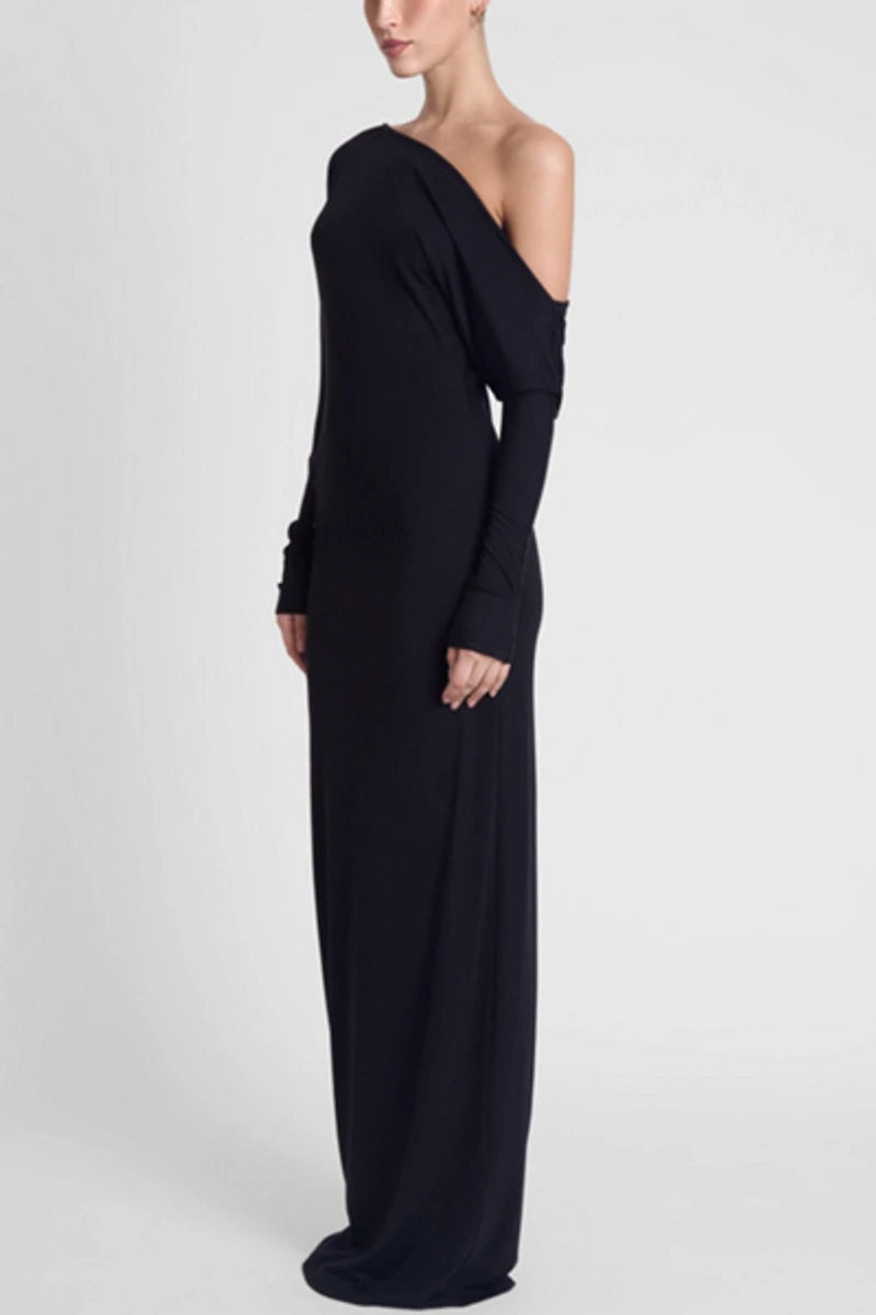 LEAU Sola Slouchy Jersey Maxi Dress