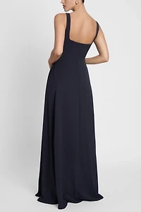LEAU Siren Square Neck Corset Maxi Dress