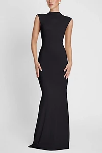 LEAU Como Cap Sleeve Maxi Dress