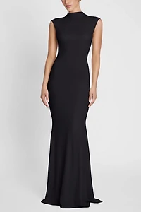 LEAU Como Cap Sleeve Maxi Dress