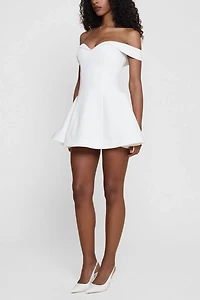 LEAU Raquel Babydoll Corset Mini Dress