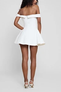 LEAU Raquel Babydoll Corset Mini Dress