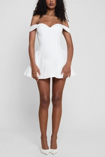 LEAU Raquel Babydoll Corset Mini Dress