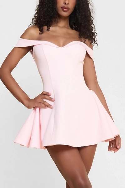 LEAU Raquel Babydoll Corset Mini Dress