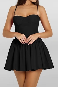 LEAU Bellini Bustier Mini Dress